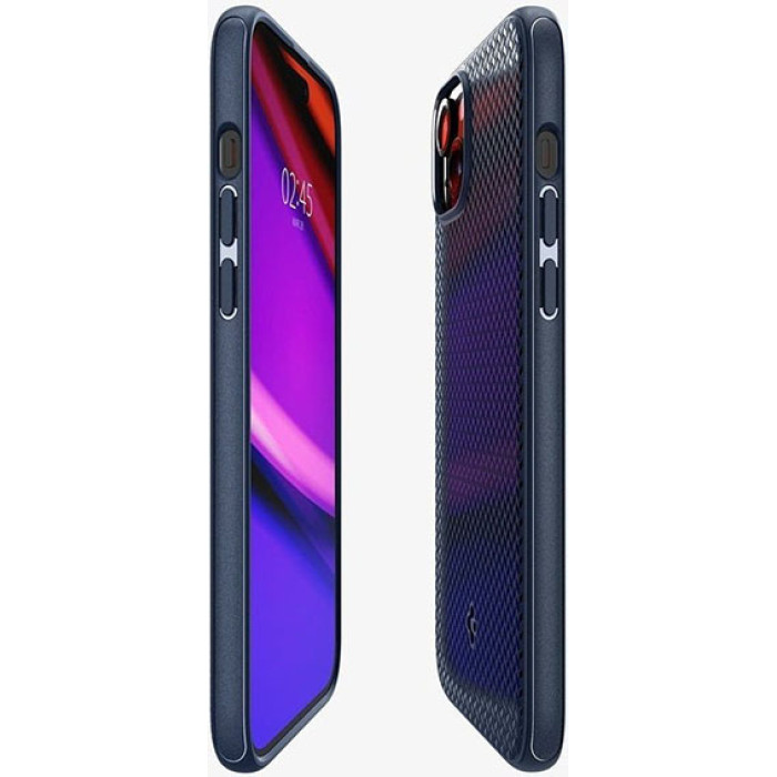 Чохол Spigen для Apple iPhone 15 Mag Armor MagFit, Navy Blue