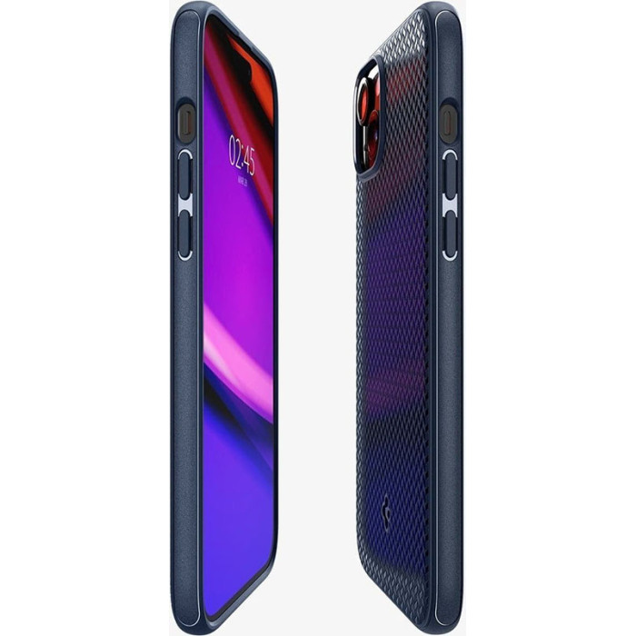 Чохол Spigen для Apple iPhone 15 Plus Mag Armor MagFit, Navy Blue