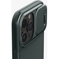Чохол Spigen для Apple iPhone 15 Pro Max Optik Armor MagFit Abyss, Green