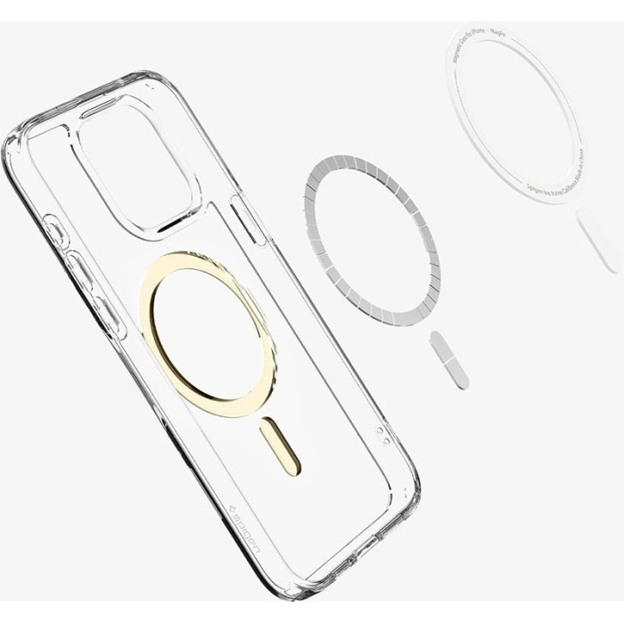 Чохол Spigen для Apple iPhone 15 Pro Ultra Hybrid MagFit, Gold