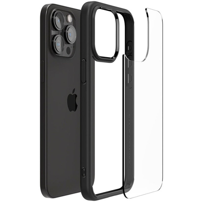 Чохол Spigen для Apple iPhone 15 Pro Ultra Hybrid, Matte Black
