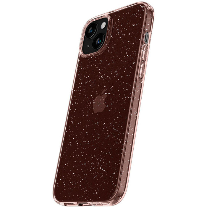Чохол Spigen для iPhone 15 Plus Liquid Crystal Glitter, Rose Quartz