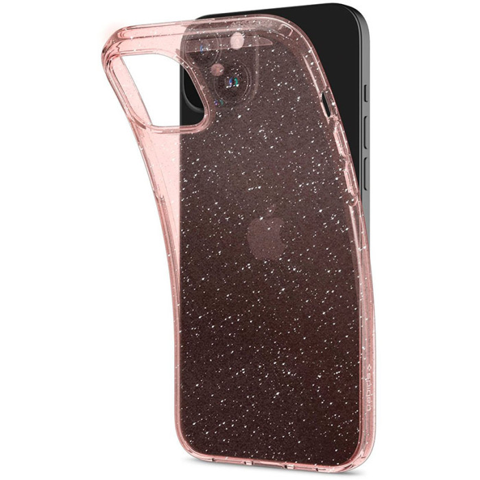 Чохол Spigen для iPhone 15 Plus Liquid Crystal Glitter, Rose Quartz