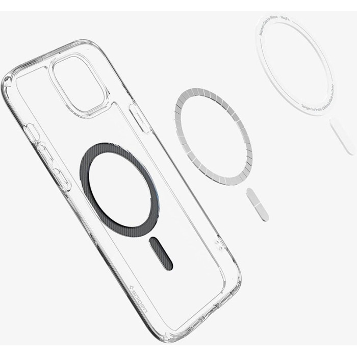 Чохол Spigen для iPhone 15 Plus Ultra Hybrid MagFit, Carbon Fiber