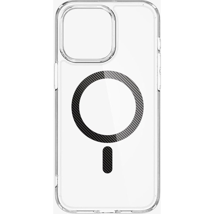 Чохол Spigen для iPhone 15 Pro Ultra Hybrid MagFit, Carbon Fiber