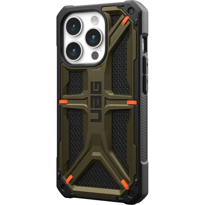 Чохол UAG для Apple iPhone 15 Pro Monarch, Kevlar Elemental Green