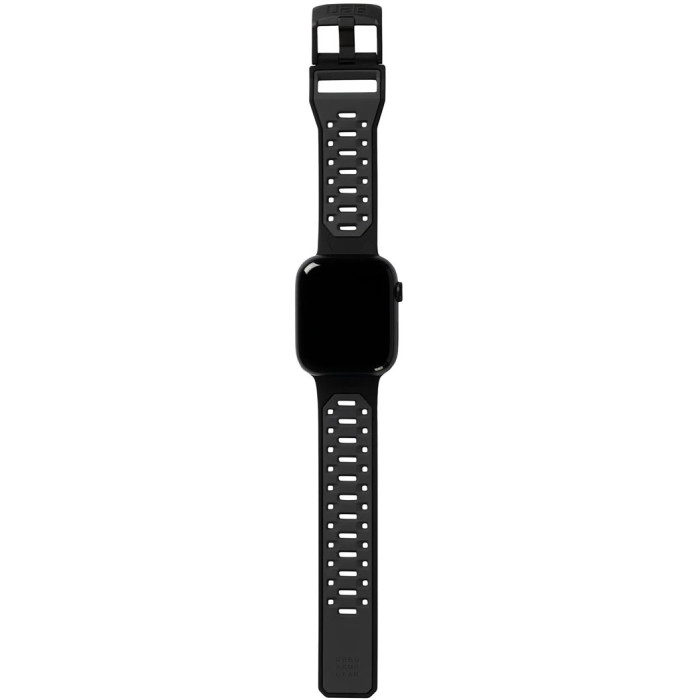 Ремінець UAG для Apple Watch Ultra 49/45/44/42mm Civilian Silicone, Graphite/Black