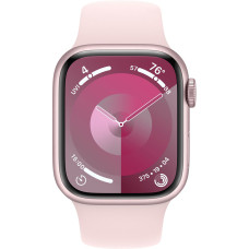Смартгодинник Apple Watch Series 9 GPS 41mm Pink Aluminium Case with Light Pink Sport Band – S/M
