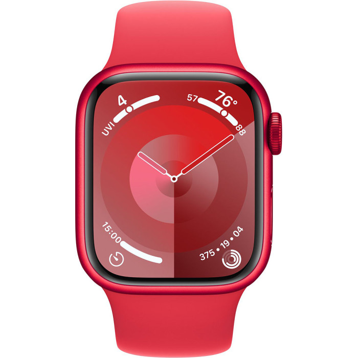 Смартгодинник Apple Watch Series 9 GPS 41mm RED Aluminium Case with RED Sport Band – M/L